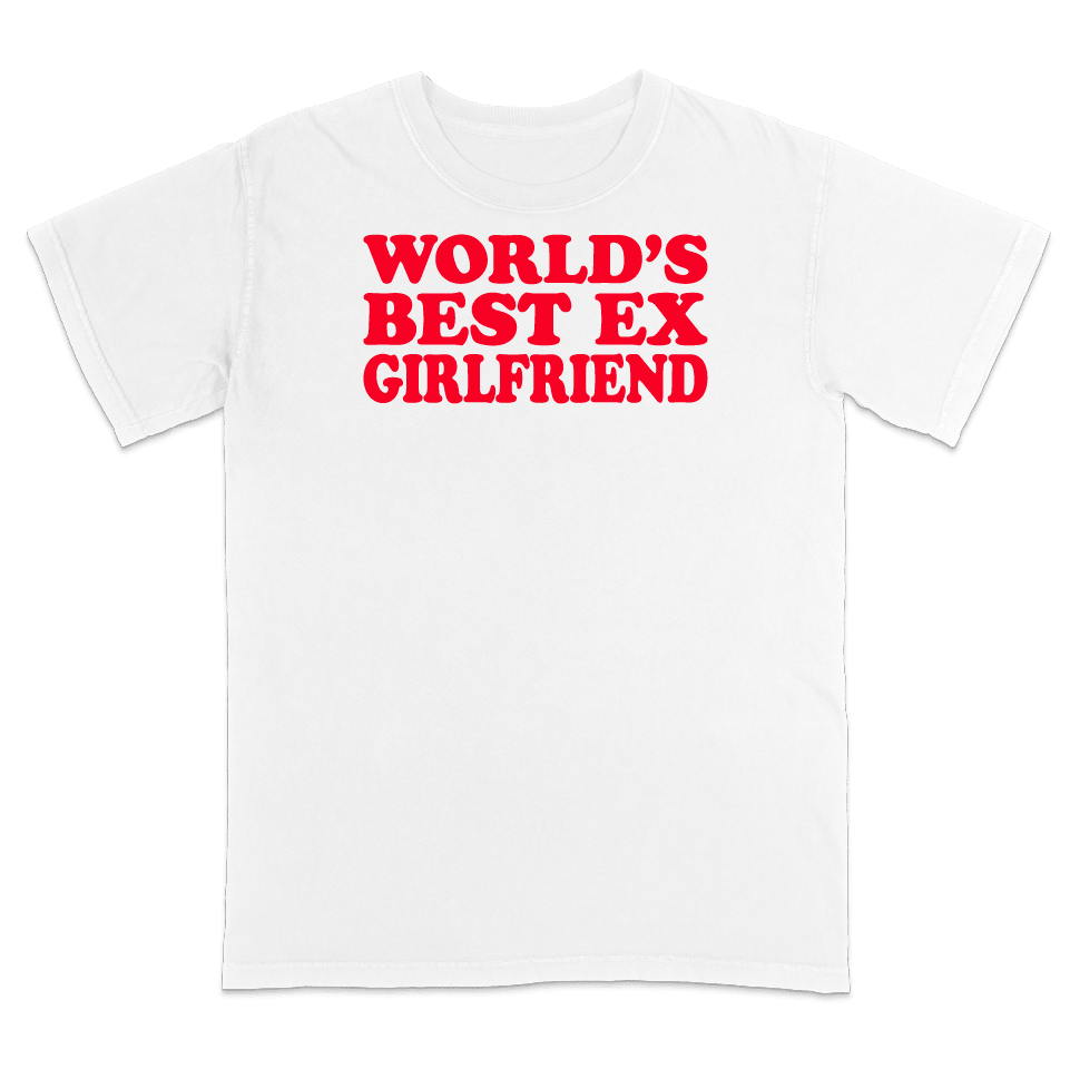 The World's Best Ex Girlfriend Shirt - AudaciousT-ShirtWhite/RedS